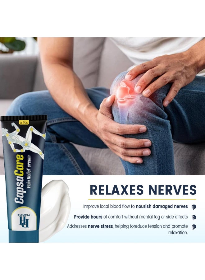 PHANSTA 2-Pack Fast-Acting Pain Relief Cream, Sports Joint Pain Relief Ointment, 30g Deeply Soothing Formula - Image 3